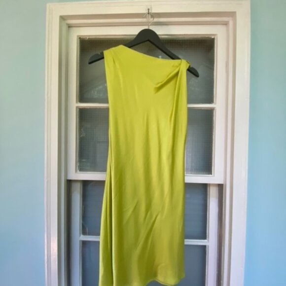 KNOTTED SATIN EFFECT DRESS - Picture 4 of 6